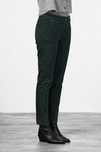 New York Slim pantalone chino donna in raso slim fit ①
