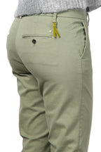 New York Slim pantalone chino donna in raso slim fit ①