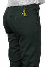 New York Slim pantalone chino donna in raso slim fit ①