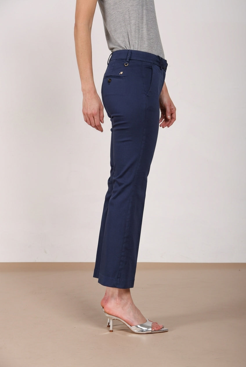 New York Trumpet pantalón chino mujer en satén stretch slim fit