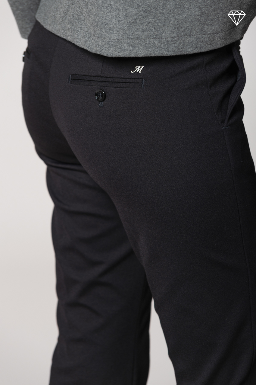 New York Trumpet women’s chino trousers in technical jersey slim fit ①