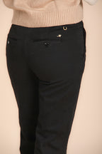 New York Trumpet pantalone chino donna in gabardina slim fit