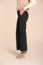 New York Trumpet pantalone chino donna in gabardina slim fit