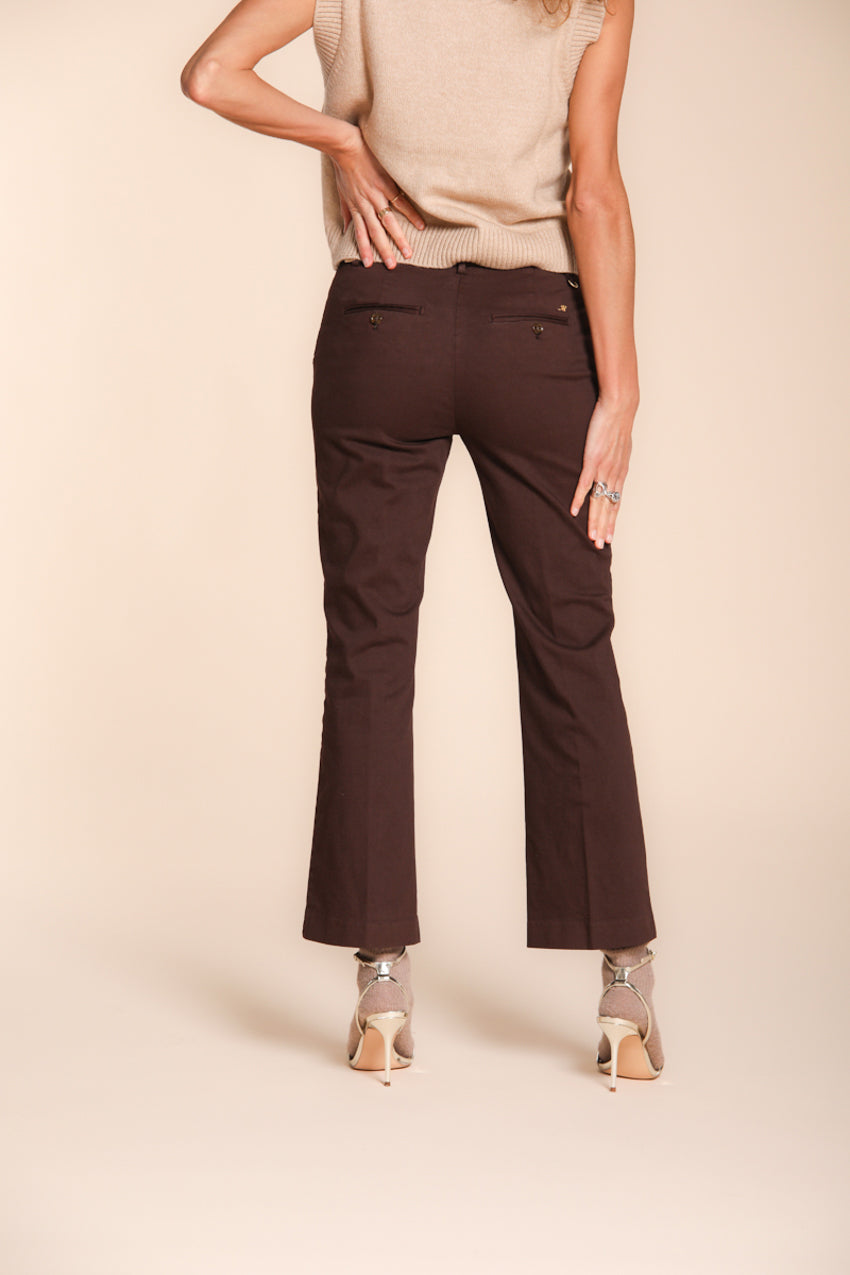 New York Trumpet pantalón chino mujer en gabardina slim fit