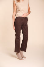 New York Trumpet pantalón chino mujer en gabardina slim fit
