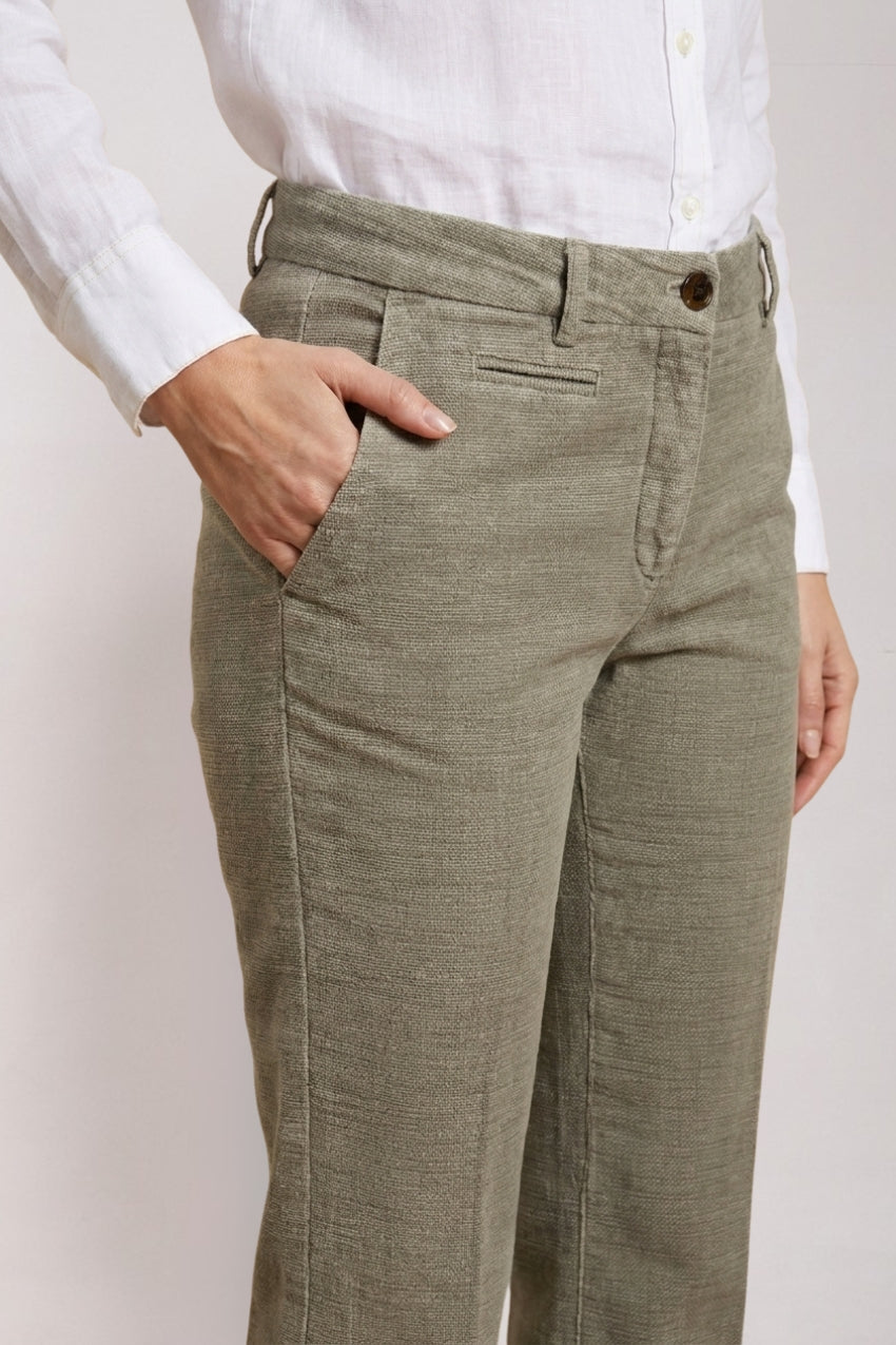 New York Trumpet pantalón chino mujer en esterilla slim fit