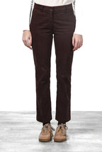 New York Trumpet pantalón chino de mujer en gabardina, slim fit ①