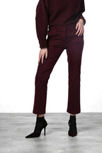 New York Trumpet pantalone chino donna in gabardina slim fit ①