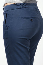 New York Trumpet pantalone chino donna in gabardina slim fit ①