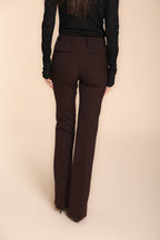 Foto 5 New York Flare pantalone chino donna in jersey stretch slim fit
