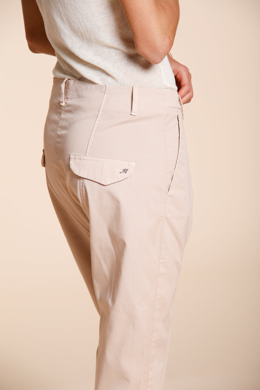 Malibu Jogger pantalón chino mujer de gabardina carrot fit