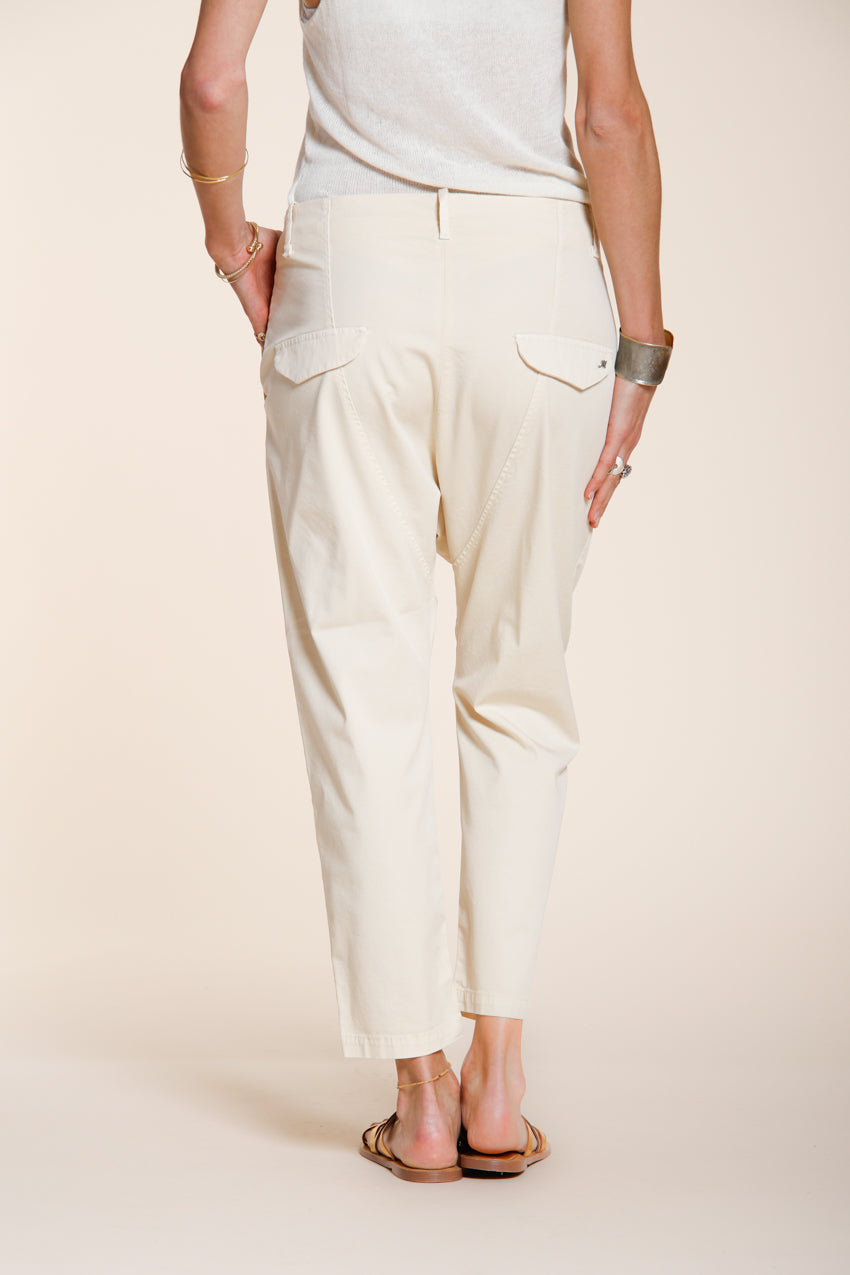 Malibu Jogger pantalón chino mujer en gabardina carrot fit