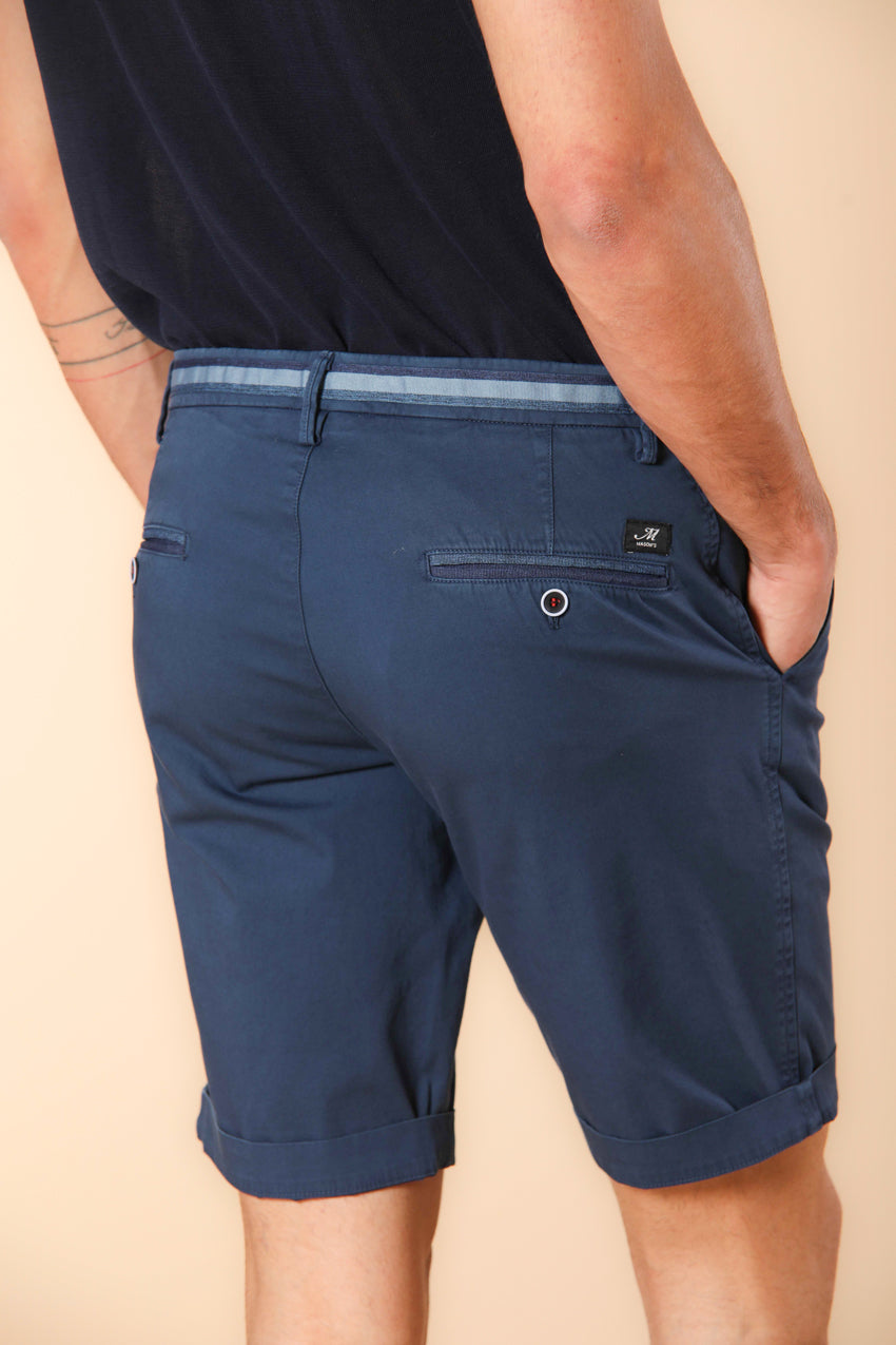 Torino Summer Bermuda chino homme en satin stretch slim fit