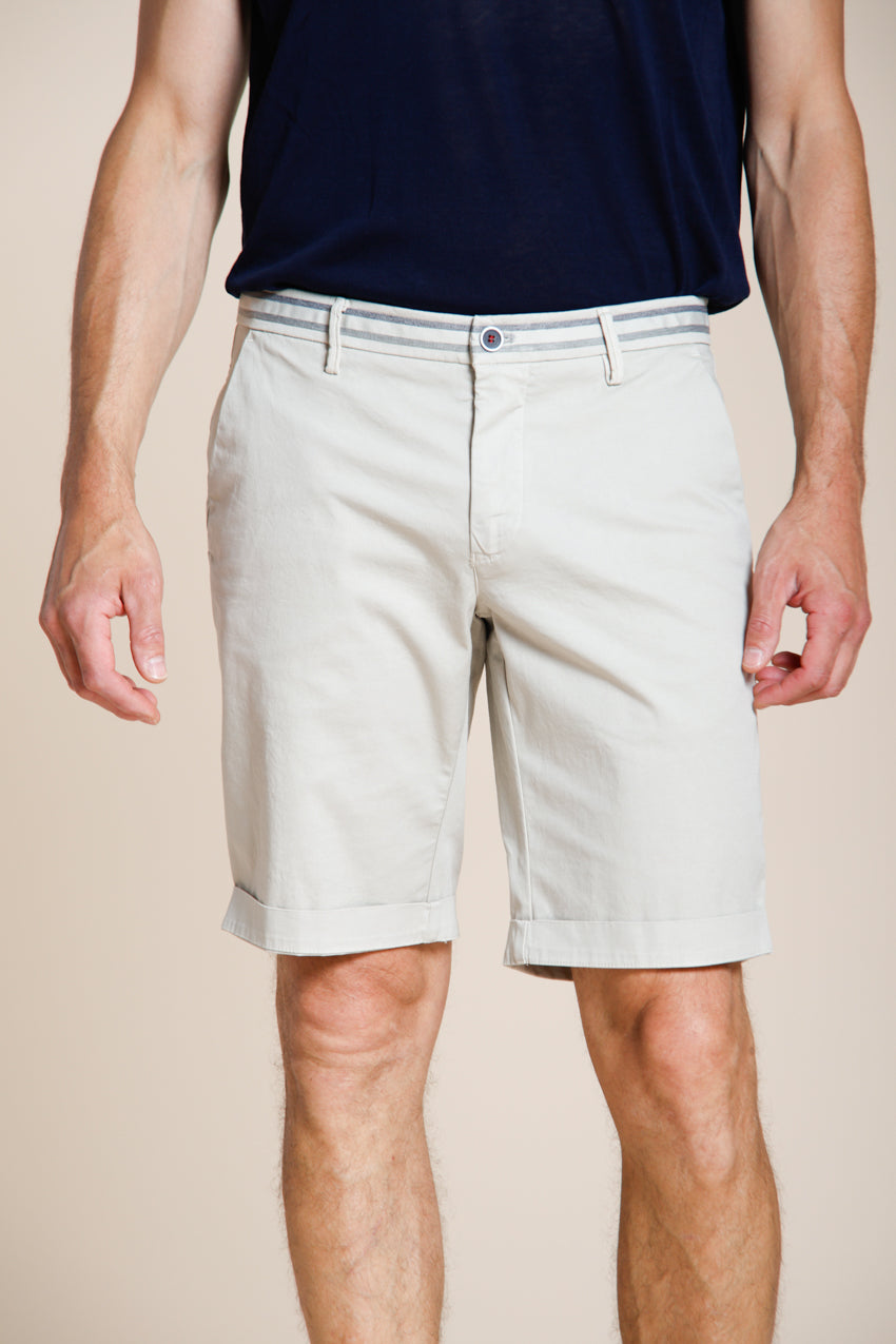 Torino Summer bermuda chino hombre en raso stretch slim fit