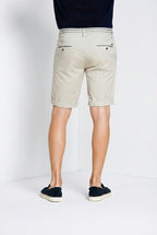 Torino Summer bermuda chino uomo in raso stretch slim fit
