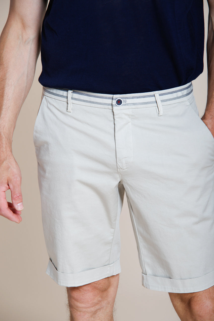 Torino Summer bermuda chino hombre en raso stretch slim fit