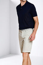Torino Summer bermuda chino uomo in raso stretch slim fit