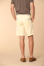 Torino Summer Bermuda chino homme en satin stretch slim fit