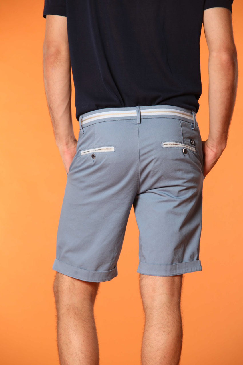 Torino Elegance bermuda chino homme en satin stretch slim fit