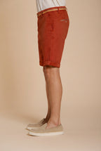 Torino Oxford bermuda chino hombre en twill de lino y algodón slim fit