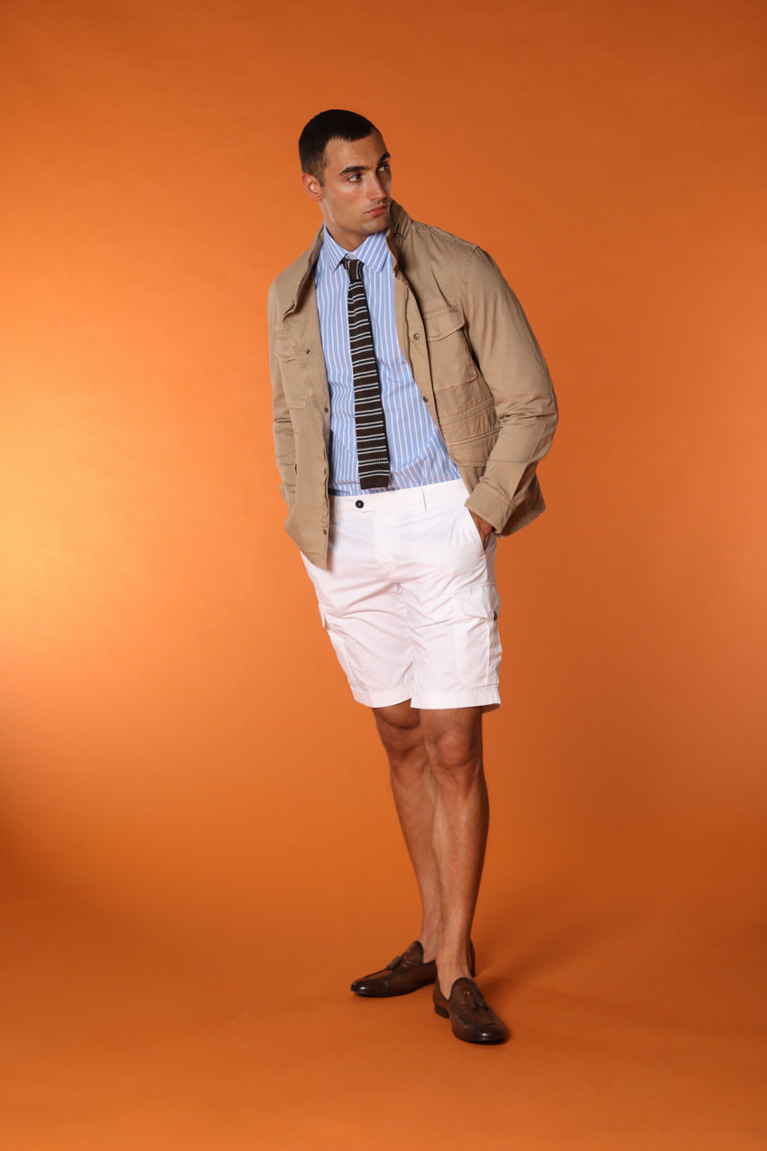 New York Cargo bermuda cargo pour homme en coton pima regular fit