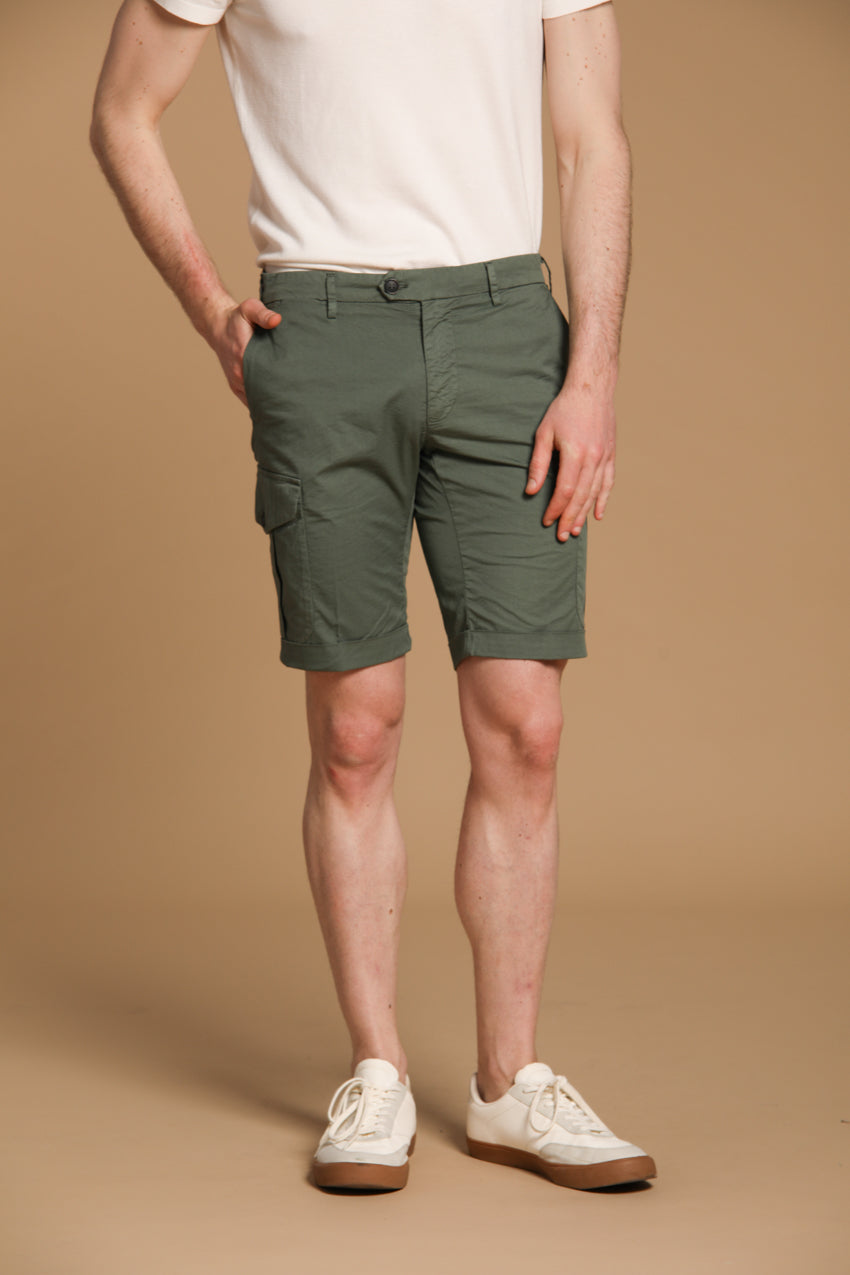 New York Cargo bermuda cargo pour homme en coton pima regular fit
