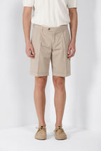 New York 2 Pinces bermuda chino hombre en twill stretch regular fit