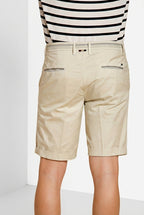 Torino City men's chino bermuda in stretch gabardine regular fit