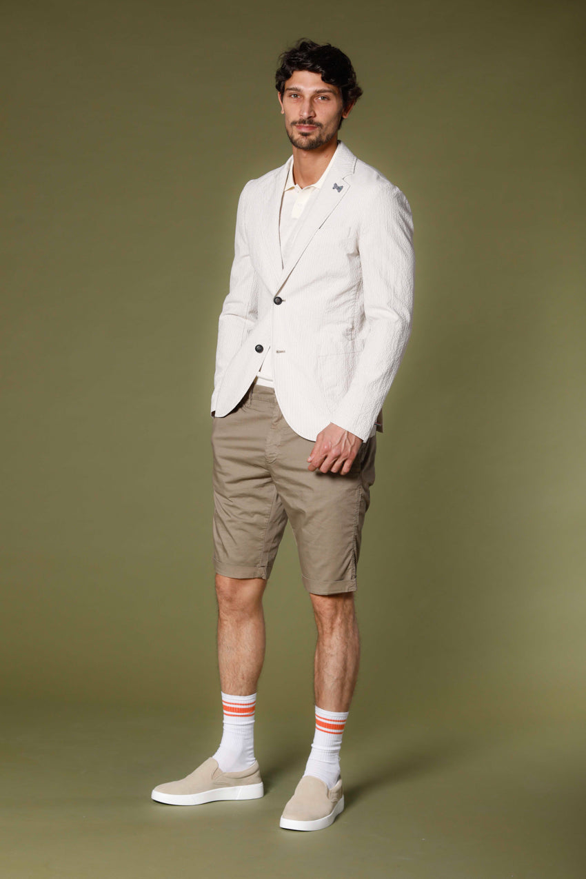 Bild 2 von Herren Chino Bermuda Shorts aus dunkler Stuck Gabardine Stretch Gabardine Modell London von Mason's