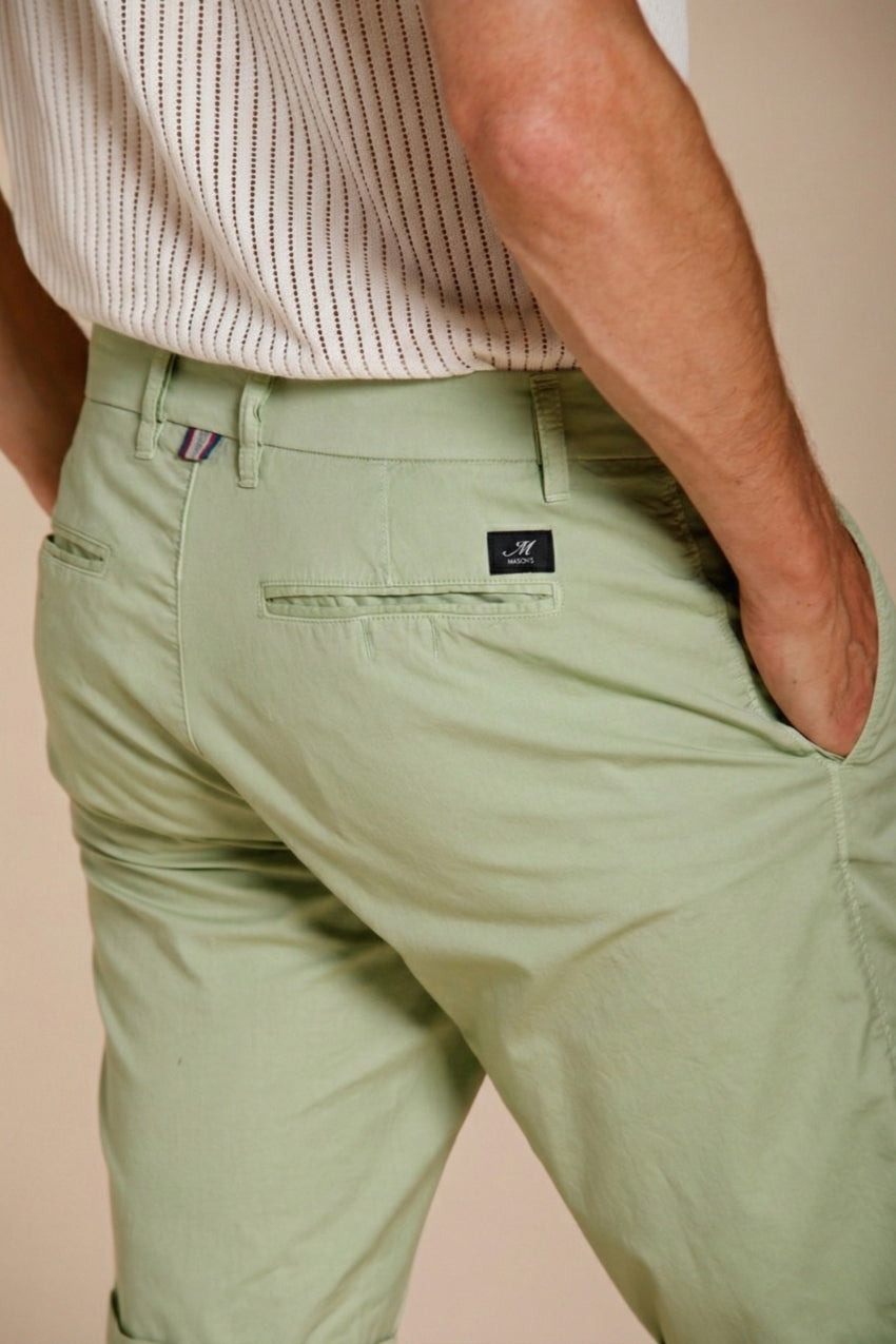 London bermuda chino hombre en gabardina stretch regular fit ①