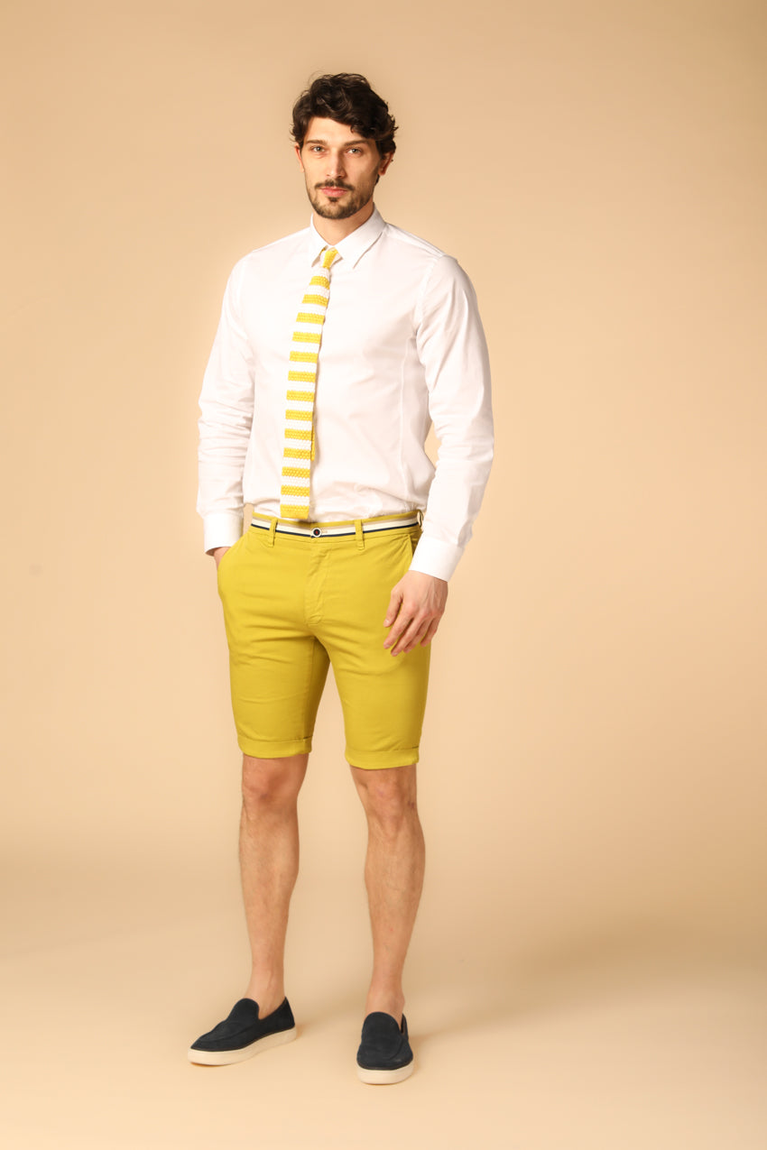 Bild 2 von Mason's Herren-Chino-Bermudas im Modell London Summer, in Limettengrün, Regular Fit