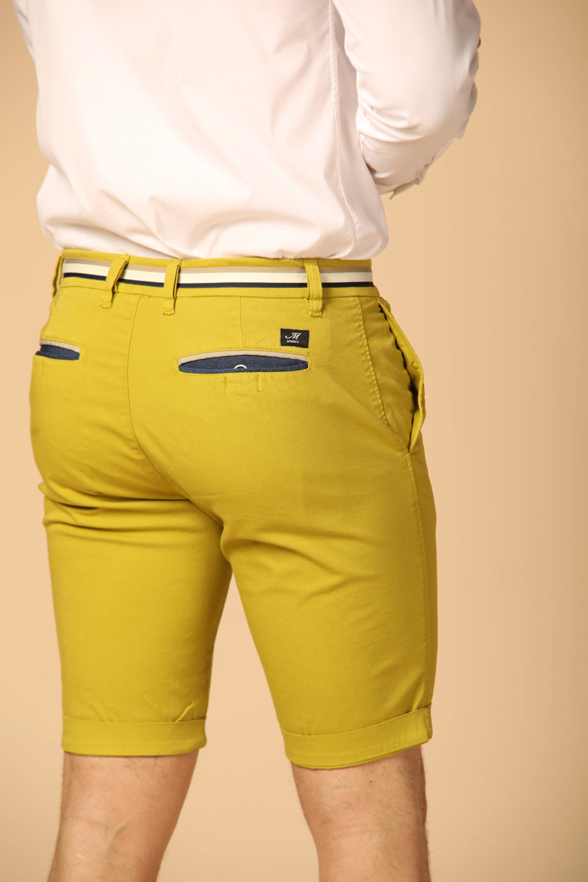 Bild 5 von Mason's Herren-Chino-Bermudas im Modell London Summer, in Limettengrün, Regular Fit