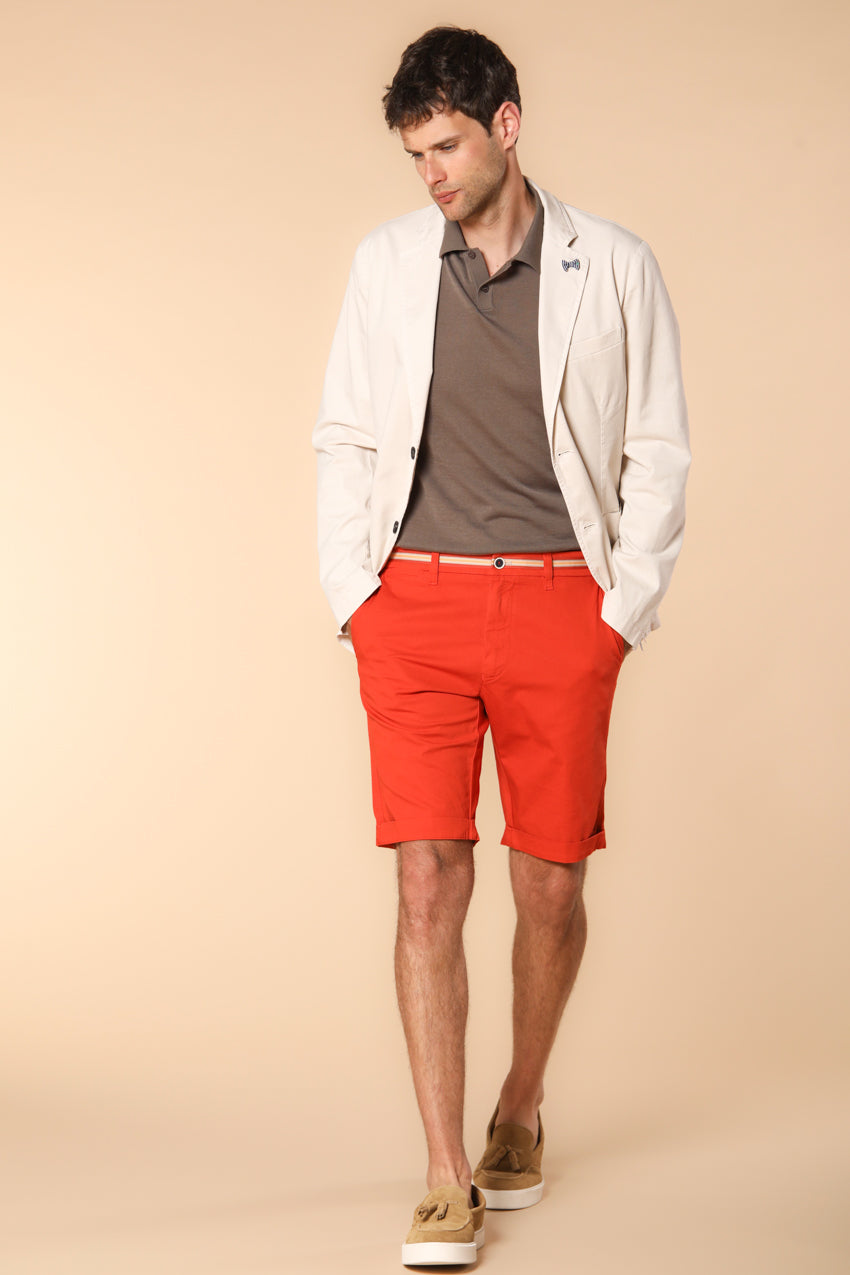 London Summer bermuda chino homme en satin stretch Regular Fit