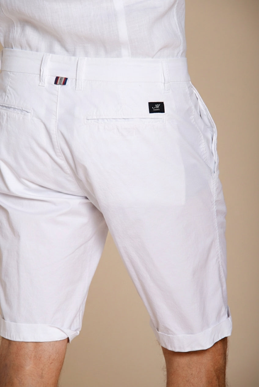 London men's chino bermuda in stretch gabardine regular fit ①