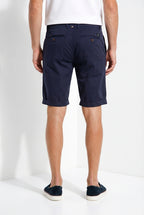 London men's chino bermuda in stretch gabardine regular fit ①