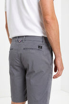 London bermuda chino hombre en gabardina stretch regular fit ①