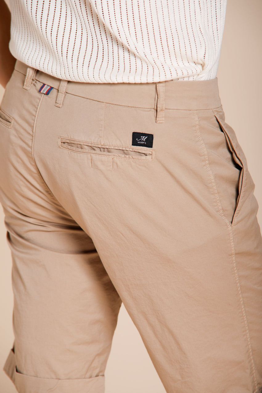 London men's chino bermuda in stretch gabardine regular fit ①