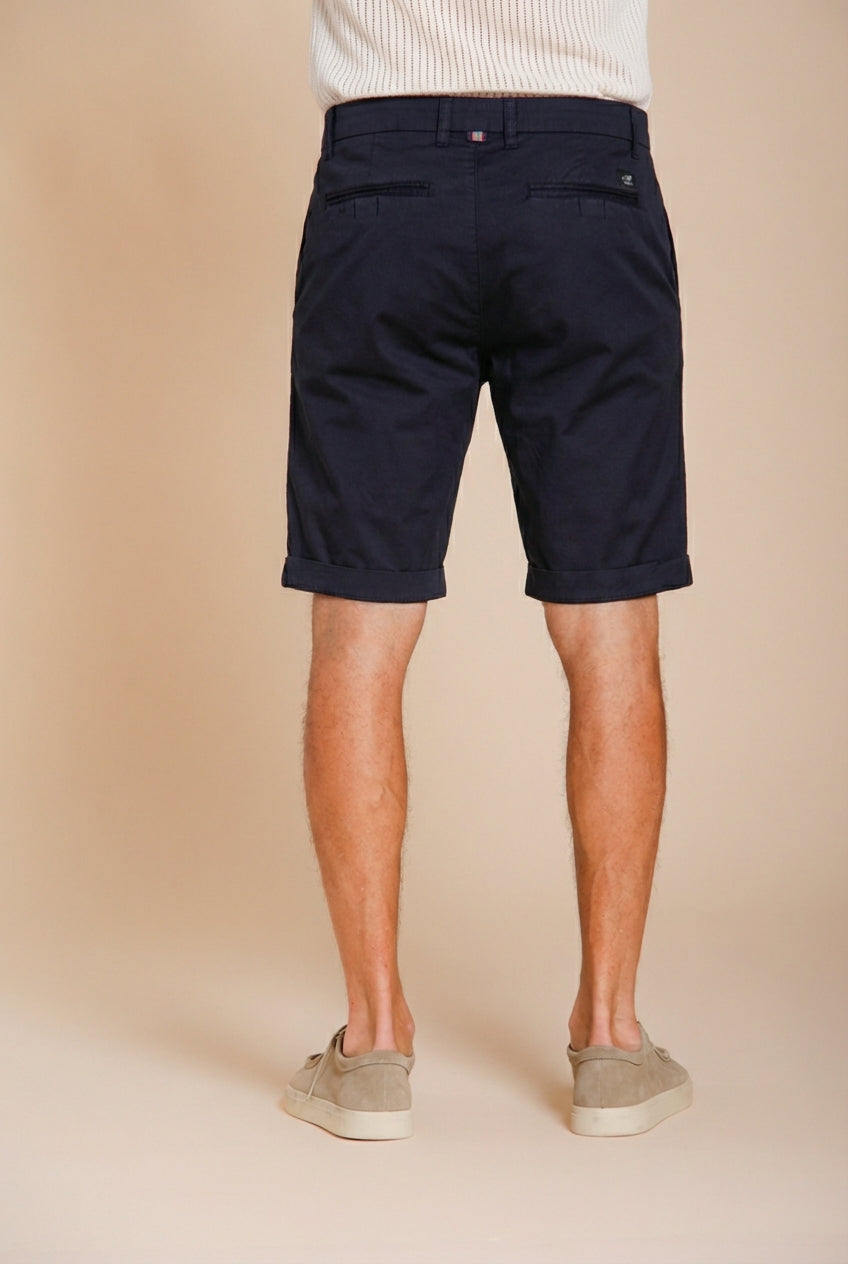 London bermuda chino uomo in gabardina stretch regular fit ①