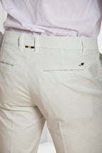 London men's chino bermuda in stretch gabardine regular fit ①