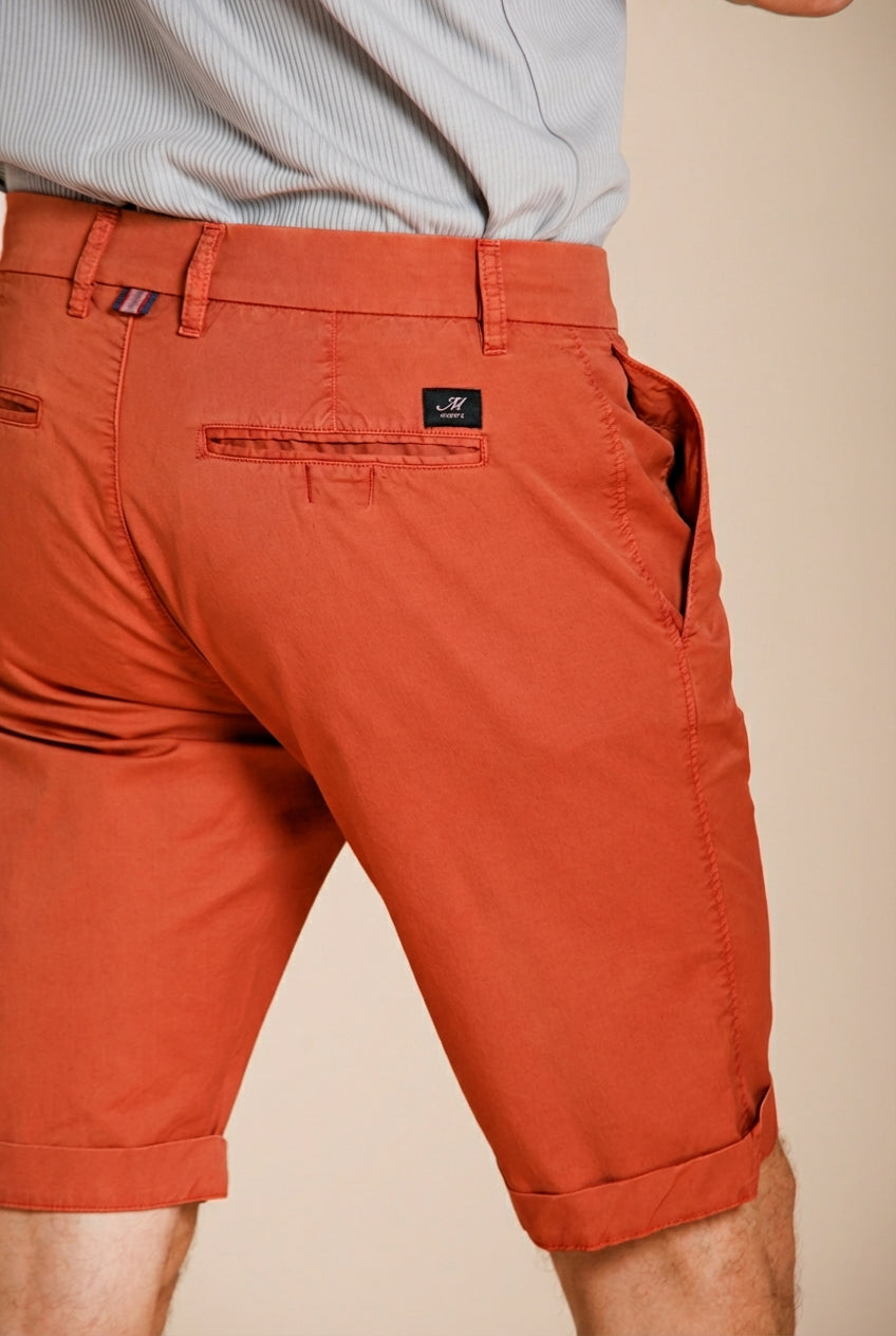 London bermuda chino hombre en gabardina stretch regular fit ①