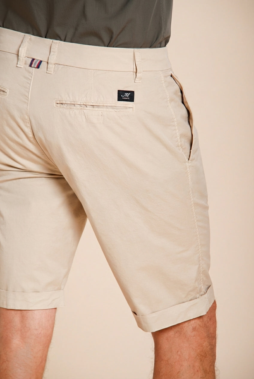 London bermuda chino homme en gabardine stretch regular fit ①