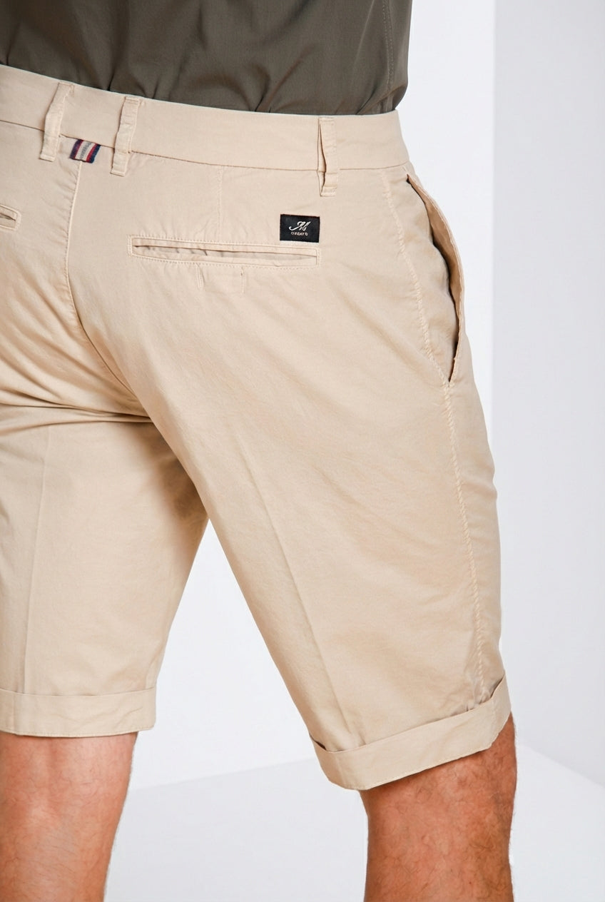 London Herren Chino Bermuda aus Stretch-Gabardine regular fit ①
