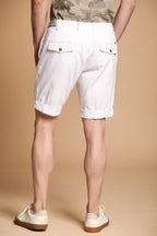 New York Golf 1 Pinces men's chino jogger bermuda shorts in stretch jersey, slim fit