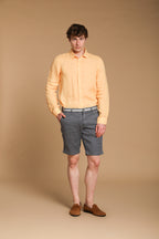 Torino long-sleeved men's shirt in linen