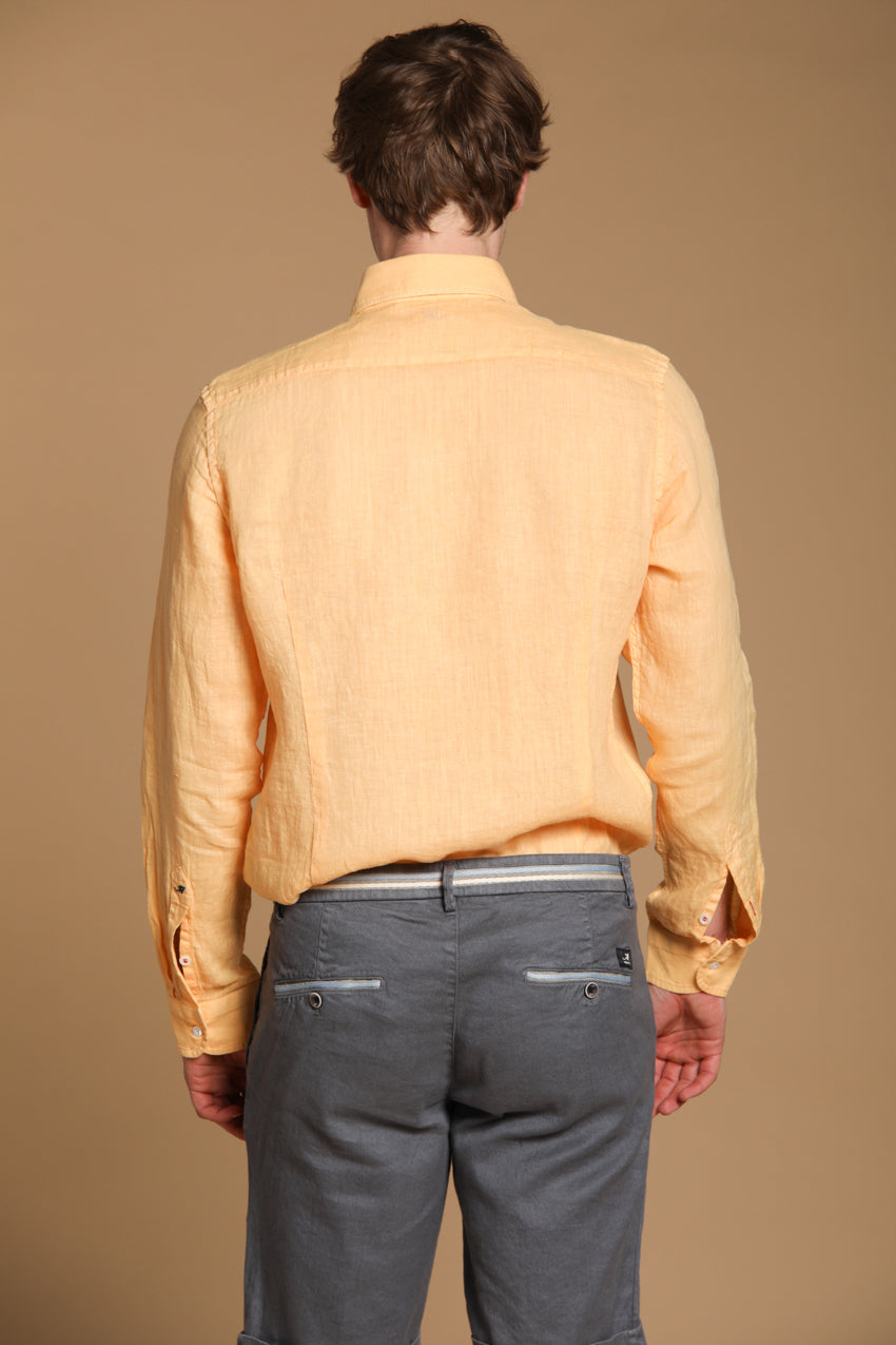 Torino long-sleeved men's shirt in linen