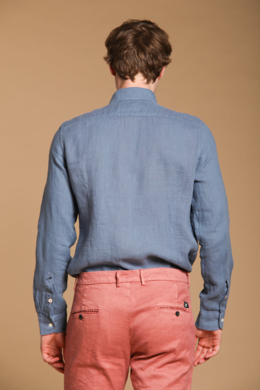 Torino long-sleeved men's shirt in linen