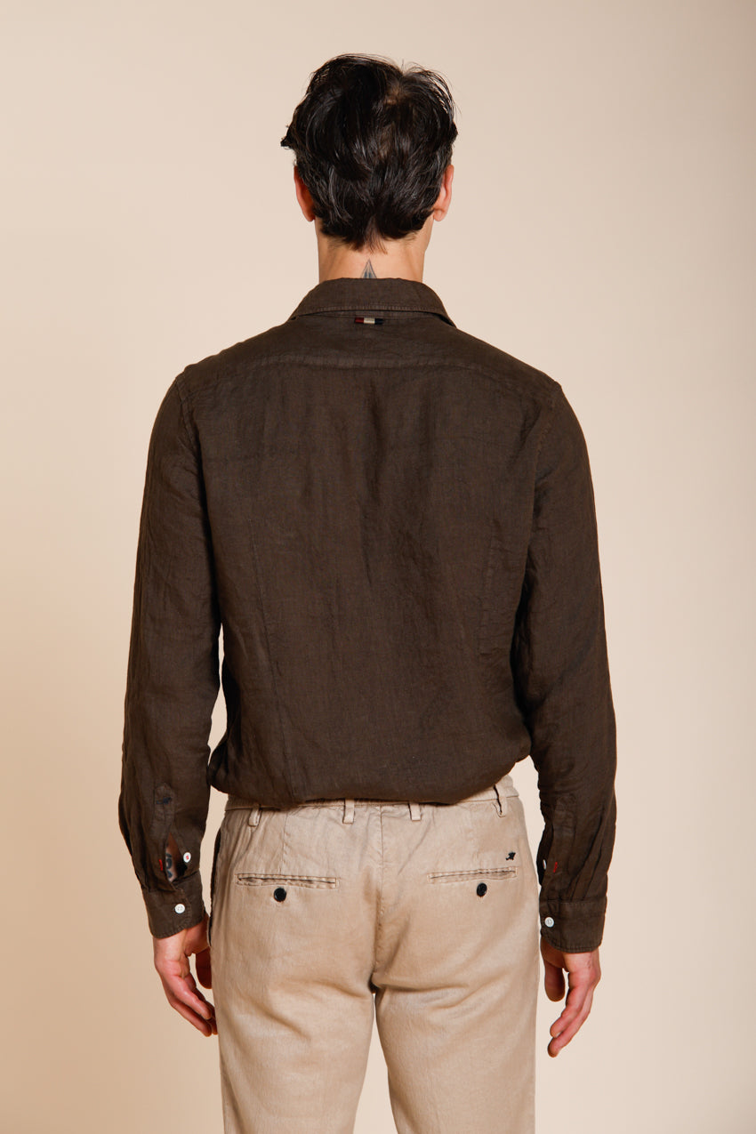 Torino Hemd Herren aus Leinen Canvas ①