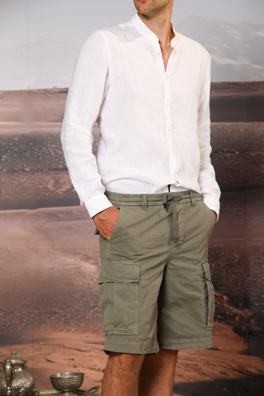 Porto men's long-sleeve linen shirt