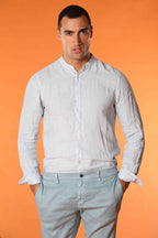 Porto men's long-sleeve linen shirt