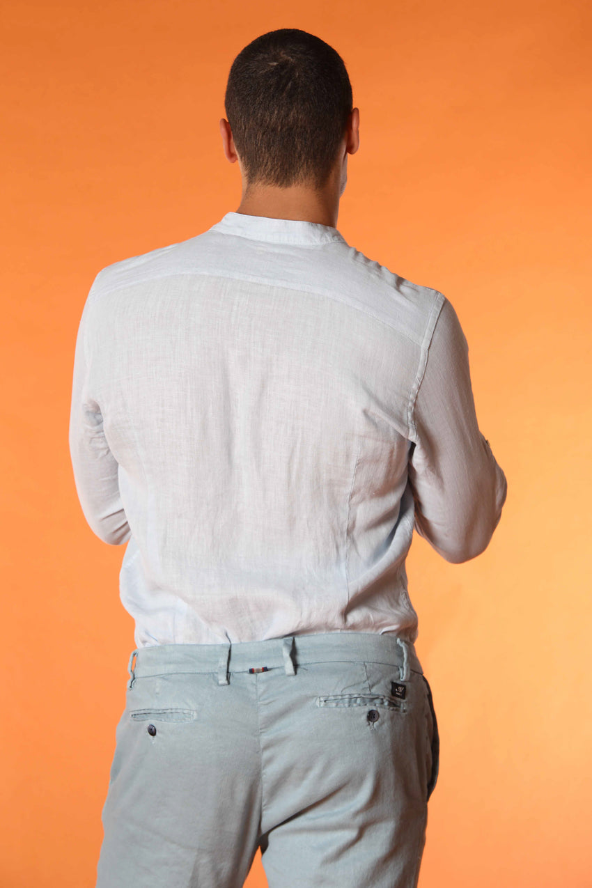 Porto men's long-sleeve linen shirt